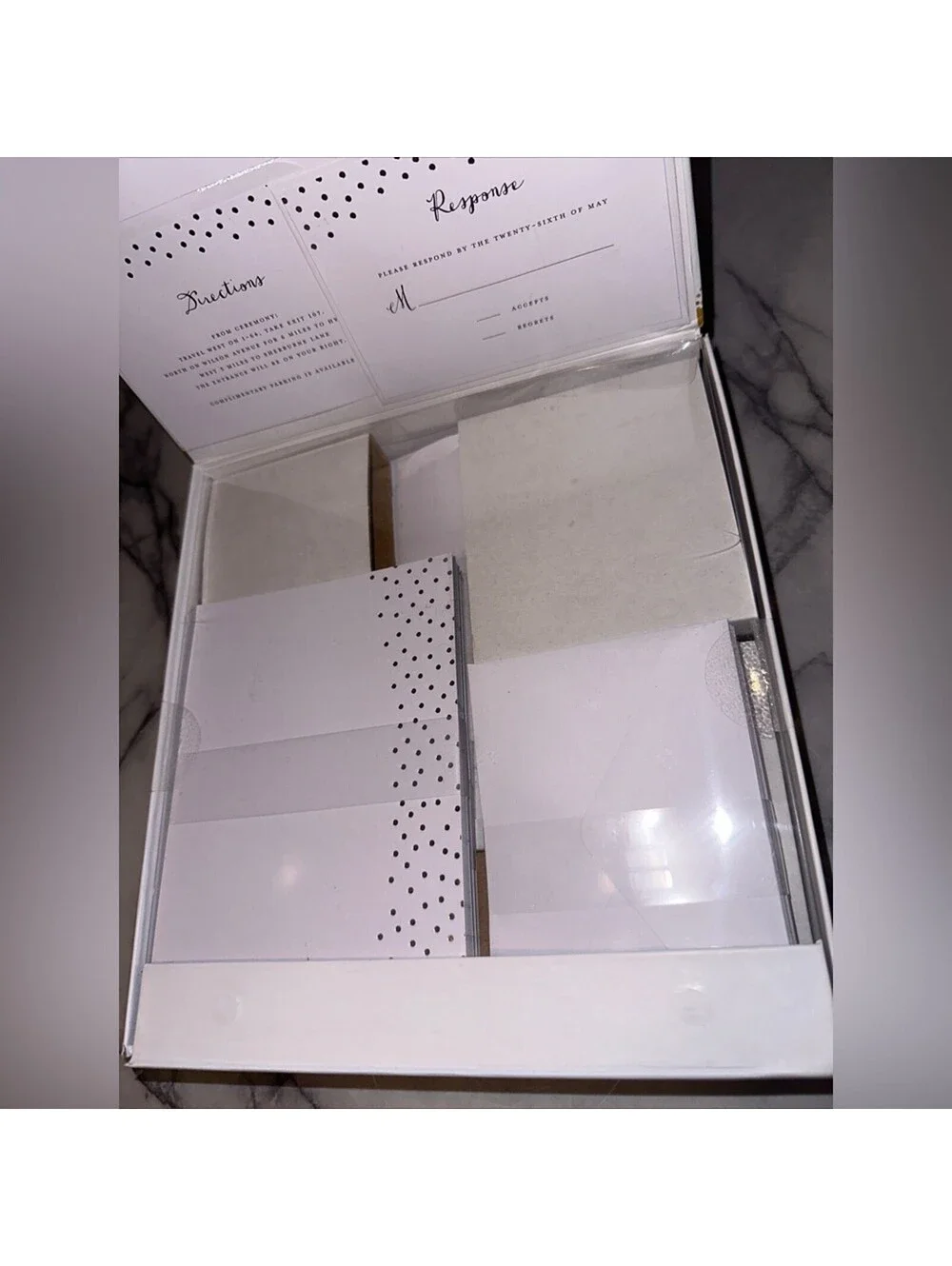 NIB 30 Customizable Sets Wedding Invitation Printable 150 Pieces Envelopes RSVP